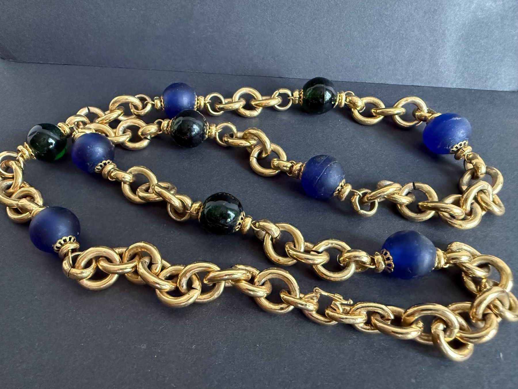 Murano Catenine: Vintage Kette mit Murano Glass – Usato da Spiegel b. Bern venduto da Rogger72 4