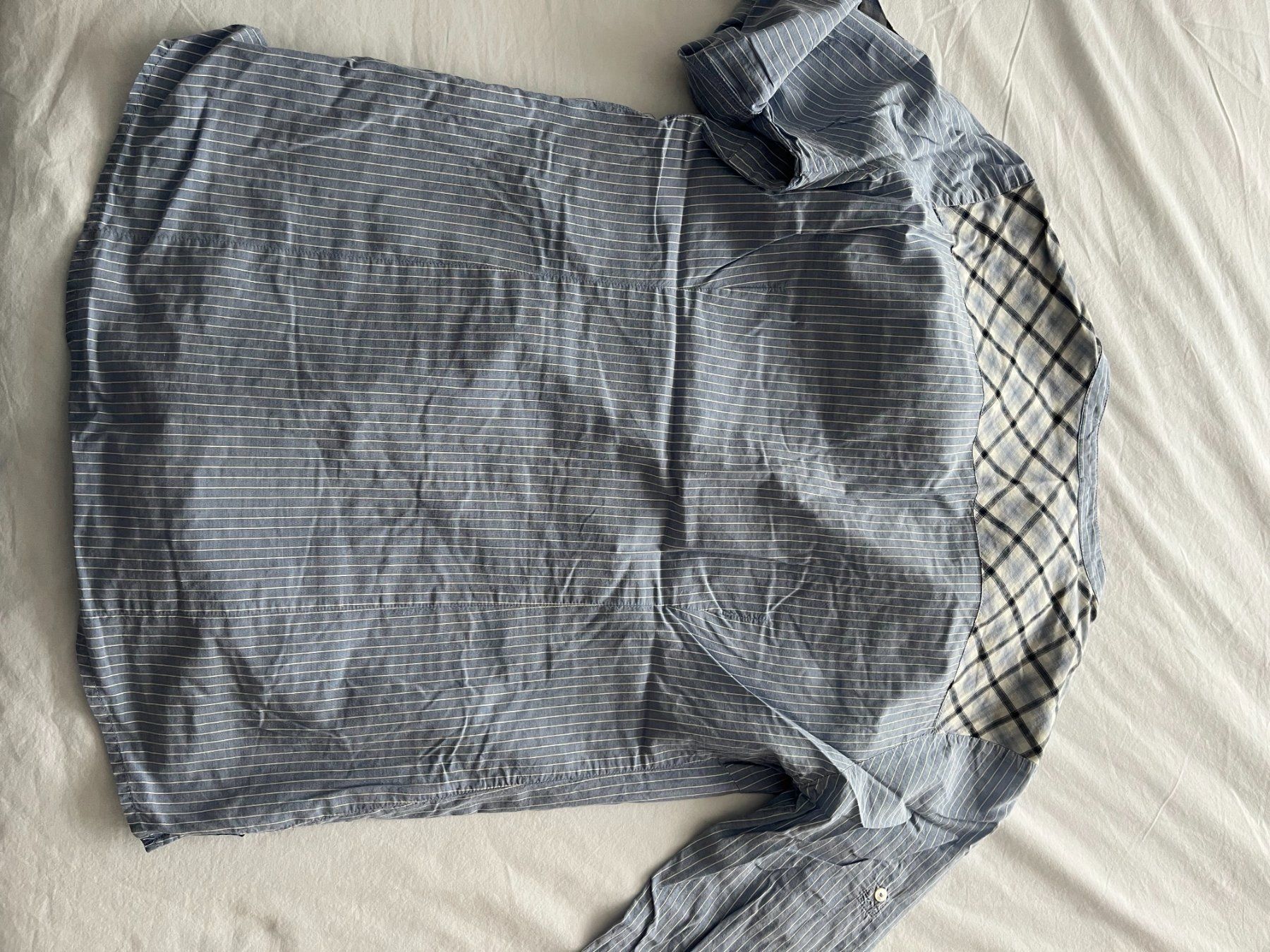 Zara Camicette: Damen Bluse "Zara" Farbe hellblau/weiss gestreift Grösse S/M – Usato da Jona venduto da Flexer02 3