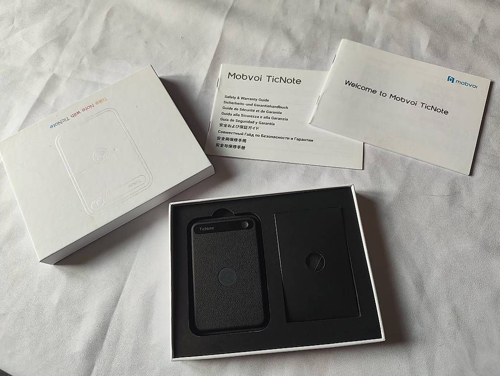 Aufnahmegeräte: Mobvoi TicNote Lite - KI-Sprachrekorder mit Transkription – Neu und originalverpackt aus St.Gallen von becks0815 1