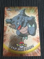 Pokemon Rhydon Holo Topps Chrome Series 2 vintage 2000