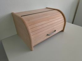 Brotkasten Holz mit Rolladen, neuwertig