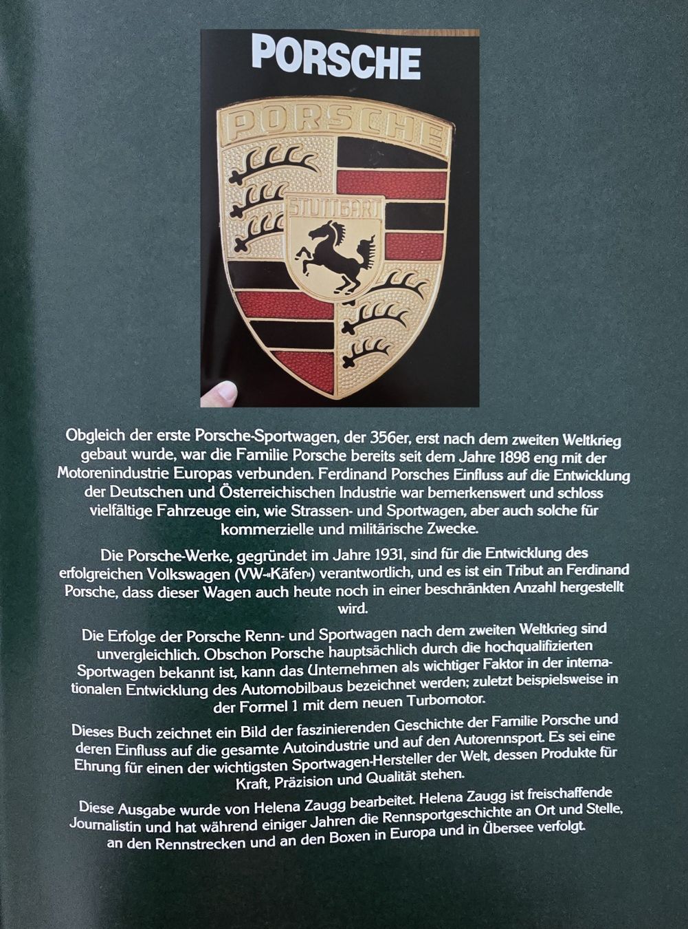 Bücher: Die Schönsten PORSCHE – Gebraucht aus Hittnau von Hugo100 1