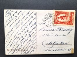 FL - AK 1920, 80H Madonna Einzelfrank., TRIESEN > ST.GALLEN