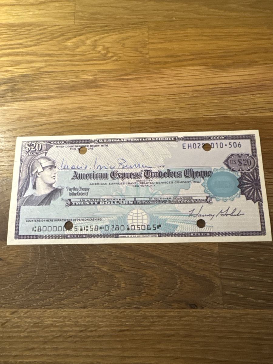 Billets de banque: Magnifique travel chèques UNC billet  – Neuf (Voir description) à Villars-sur-Glâne par Graca03