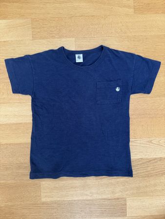Petit Bateau T-Shirt Dunkelblau 8 J