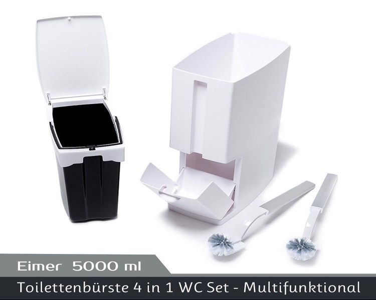 Altri accessori per il bagno: Toilettenbürste mit Mülleimer, Badezimmer Set. – Usato da Wald (ZH) venduto da JeweilsPlus 6
