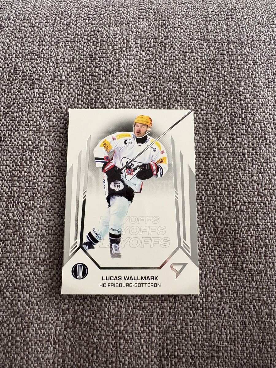 Sportzoo Sammelbilder & Trading cards: Sportzoo Playoffs 2025 Lucas Wallmark – Neu (gemäss Beschreibung) aus Bellinzona von spa_69zv