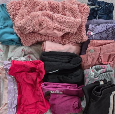 Mädchen Kleiderpaket Grösse 110/116 18 Stücke