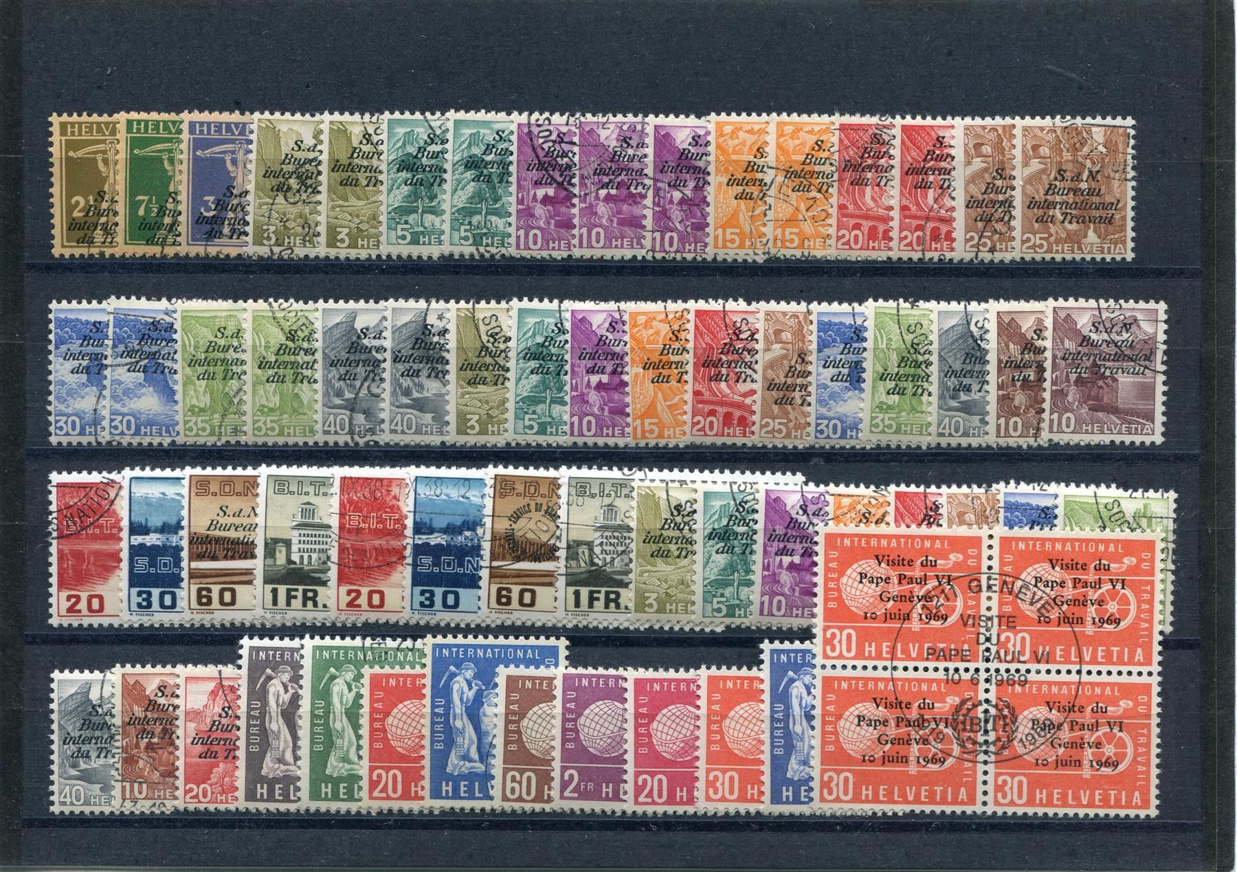 Tutti i francobolli: Aemter Lot gestempelt, Kat 259.00 – Usato da Winterthur venduto da Kyoung