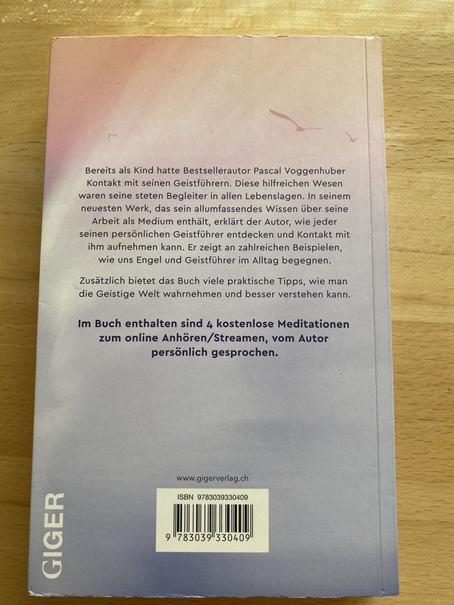 Libri: Deine Geistführer sind bei Dir - Pascal Voggenhuber  – Usato da Schwarzenburg venduto da Michellu 1