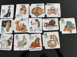 13x Schweizerischer Bankverein Vintage Sticker –alte Werbung