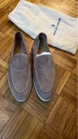 Mocassins en daim gris bruns , femme taille 39/40, neufs