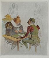 Henri de Toulouse-Lautrec (1864-1901),4 x Vintage Farbgrafik