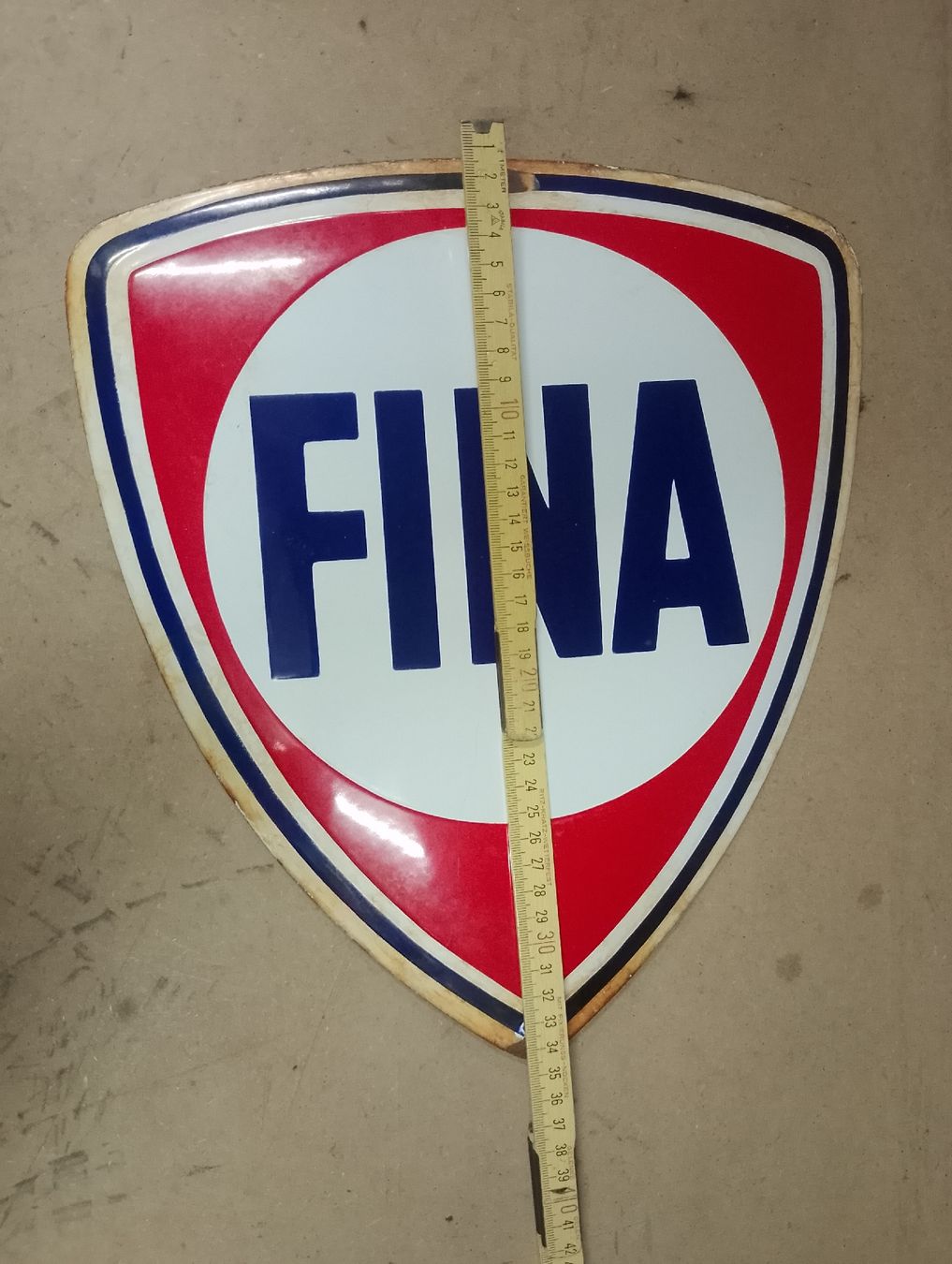 Insegne: Emaille Schild FINA – Usato da Safenwil venduto da dodgewc12 5