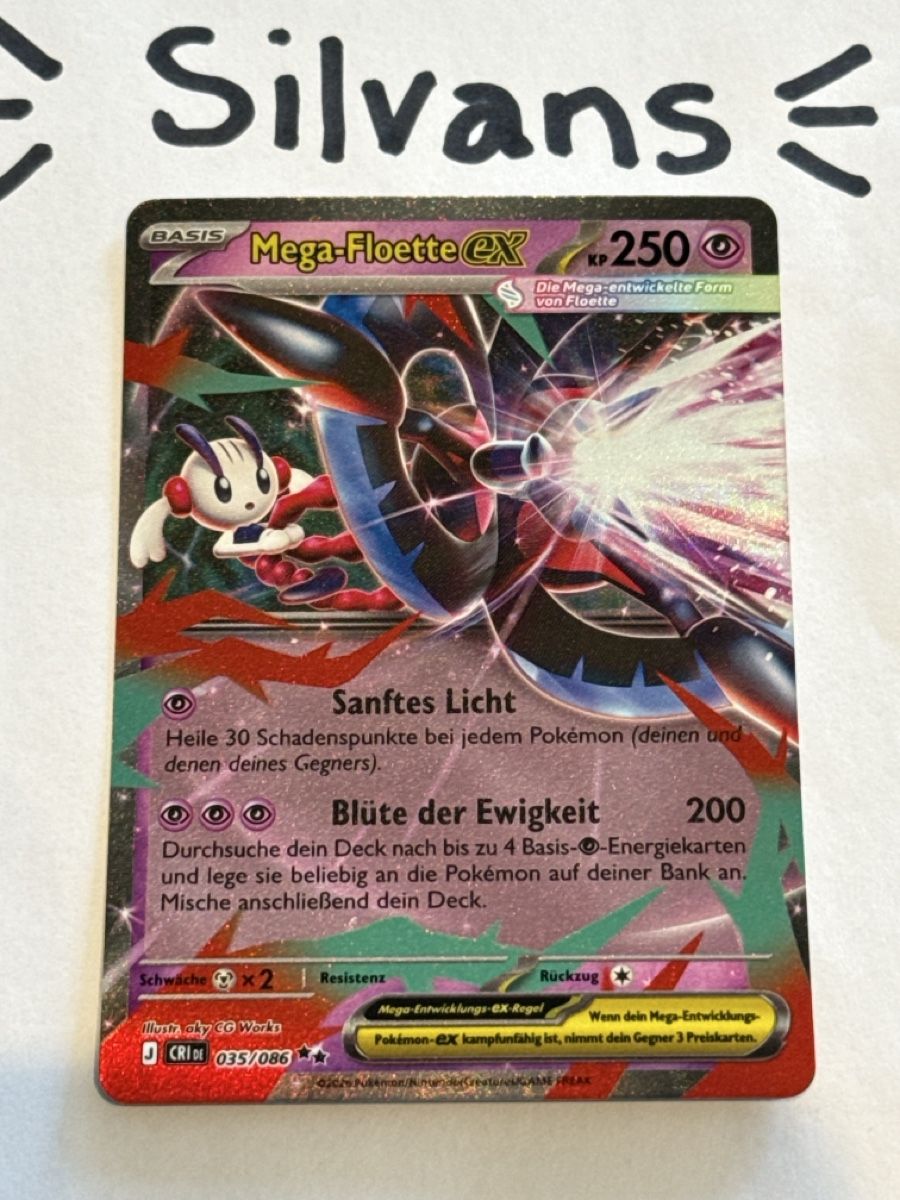Pokémon Carte collezionabili: Mega Floette ex CRI 035 Wachsendes Chaos Deutsch – Nuovo (secondo la descrizione) da Wil SG venduto da Silvans