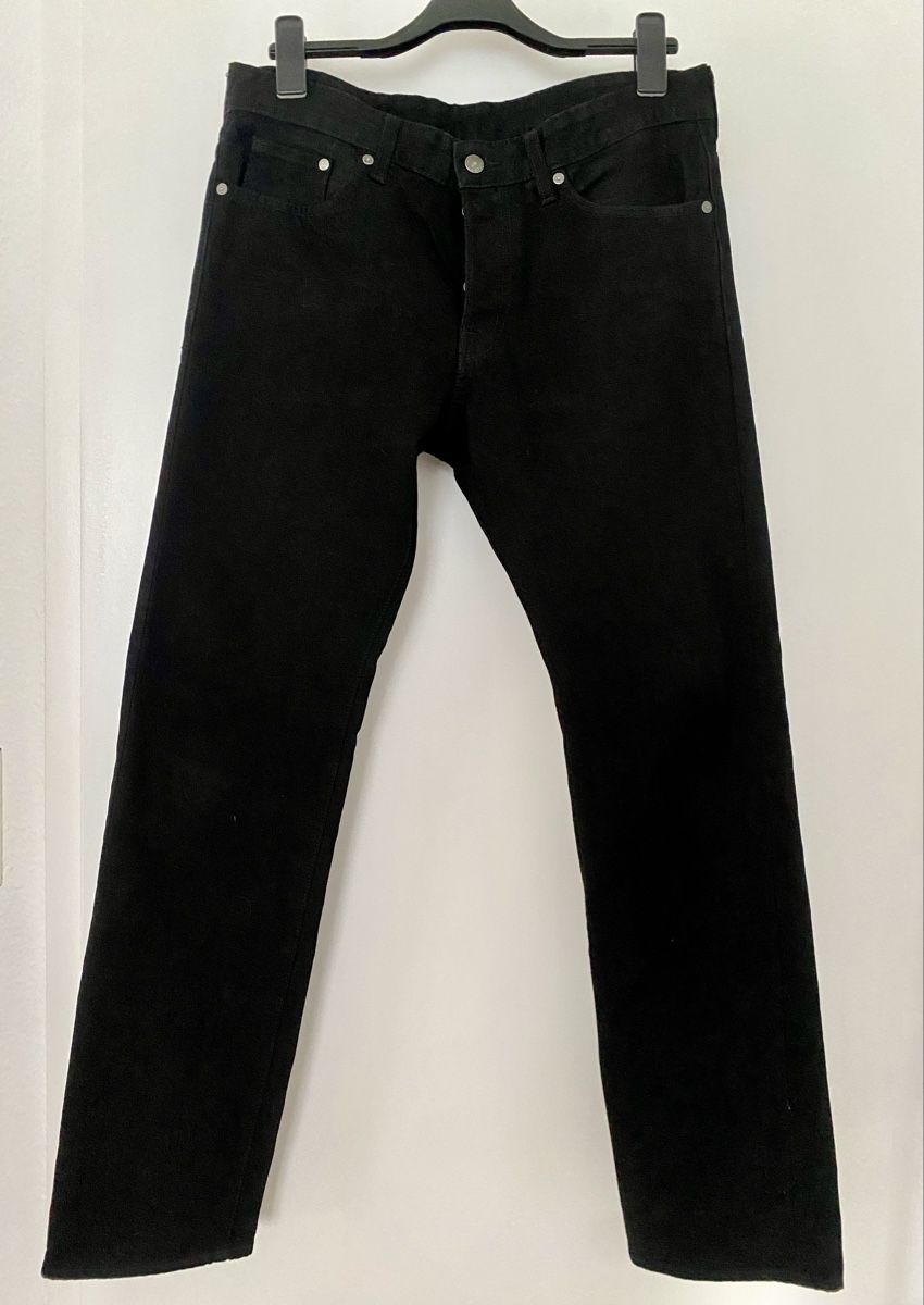 H&M Jeans: H&M Black Denim Jeans - Straight Leg – Nuovo (secondo la descrizione) da Zollikerberg venduto da mvm_68rc