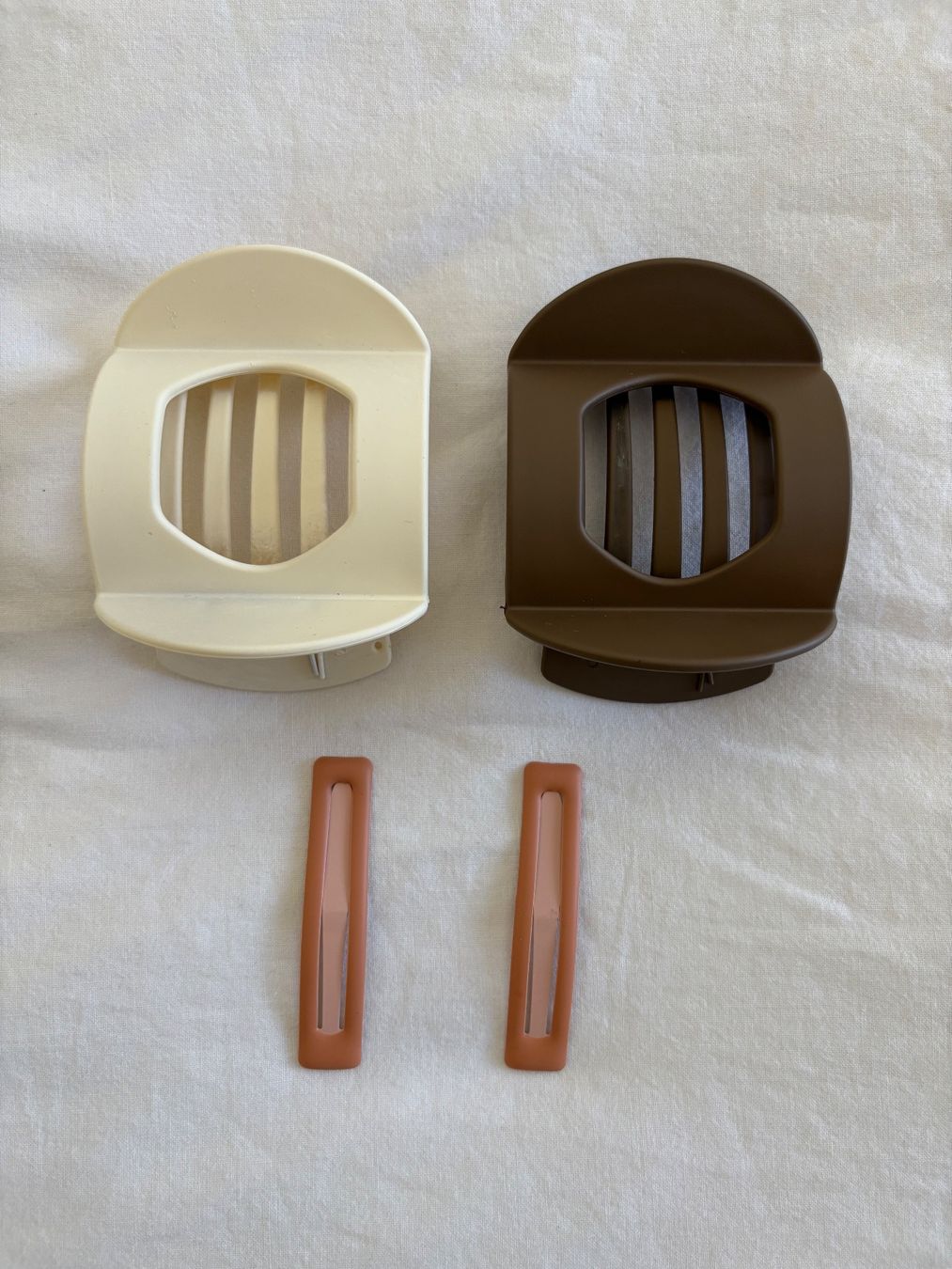 Haarschmuck: Haarspangen Set, Herbstfarben – Gebraucht aus Turtmann von stonie_s