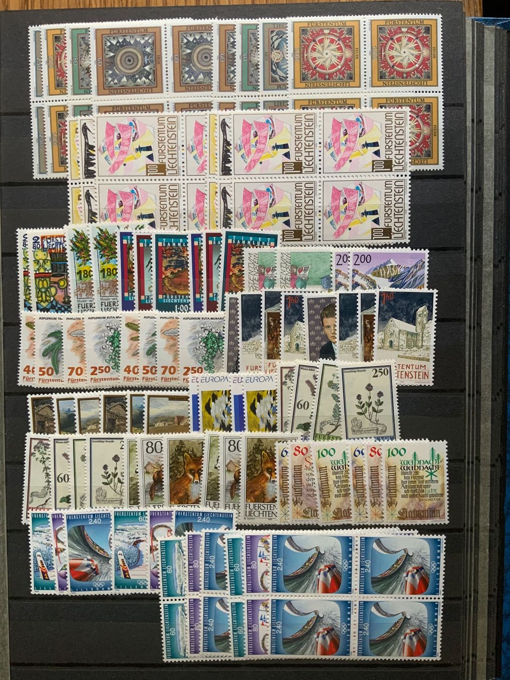 Tous les timbres: Liechtenstein Briefmarken – Neuf (Voir description) à Binningen par chr_cr5n 9