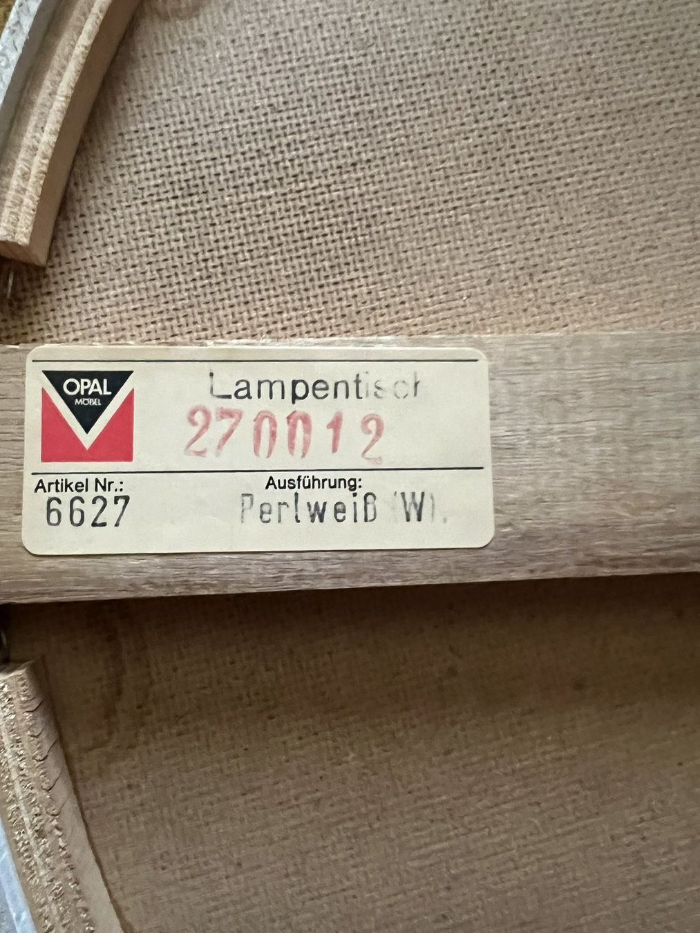 Comodini: Vintage Lampentisch Opal "Luna" 6627 – Usato da Grenchen venduto da Saabian 3