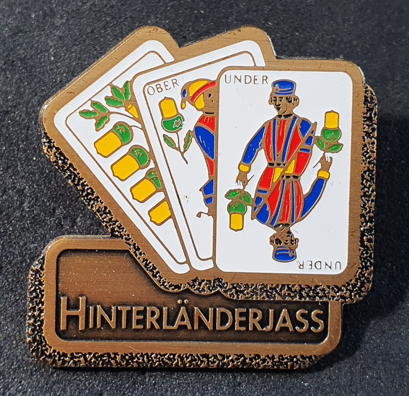 Giochi: Y540B - Pin Jassen Jasskarten Hinterländerjass – Usato da Reinach BL venduto da Boston-Verkauf