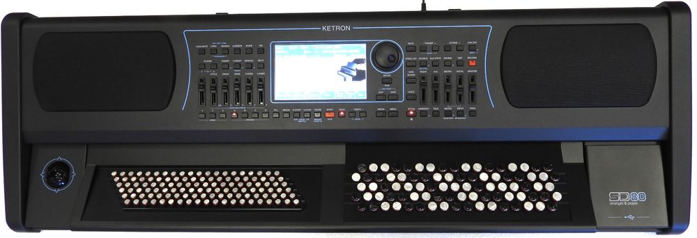 KETRON SD80 Knopfgriffkeyboard, C Griff, 2 Jahre Garantie (Neu und ...