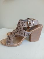 Barbara Barbieri Leder Sandalen Gr. 39 (8) Taupe, Top!