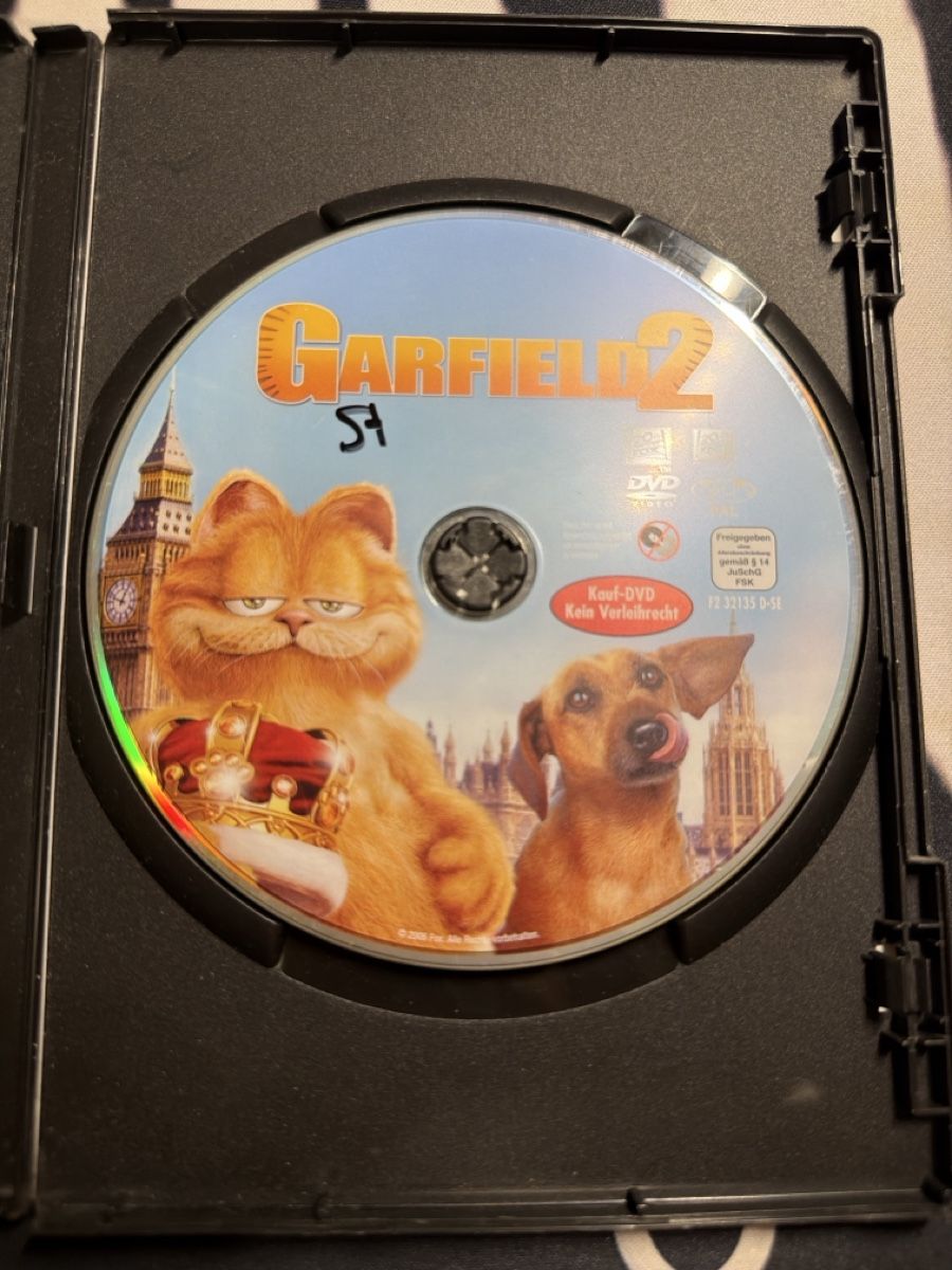Tous les DVDs: DVD Garfield 2 guter Zustand – D'occasion à Visp par locosshop 1