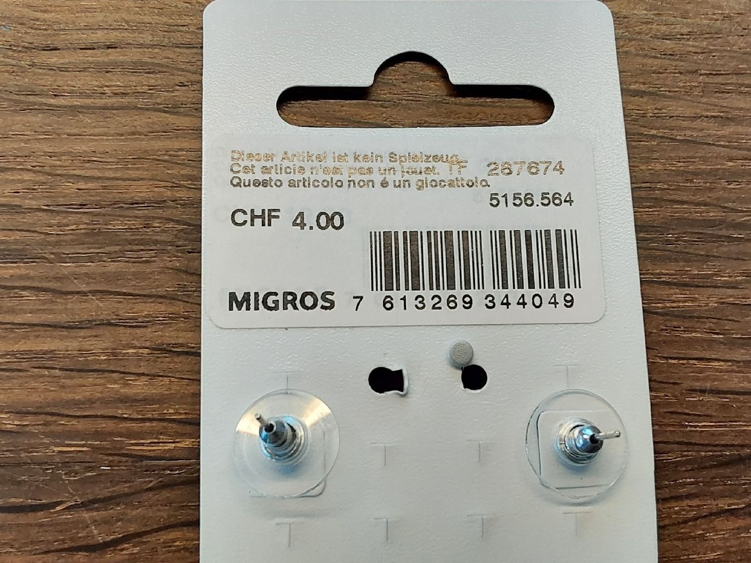 Boucles d'oreille: Ohrstecker Migros neu – Neuf avec emballage d'origine à Köniz par scopello12 1