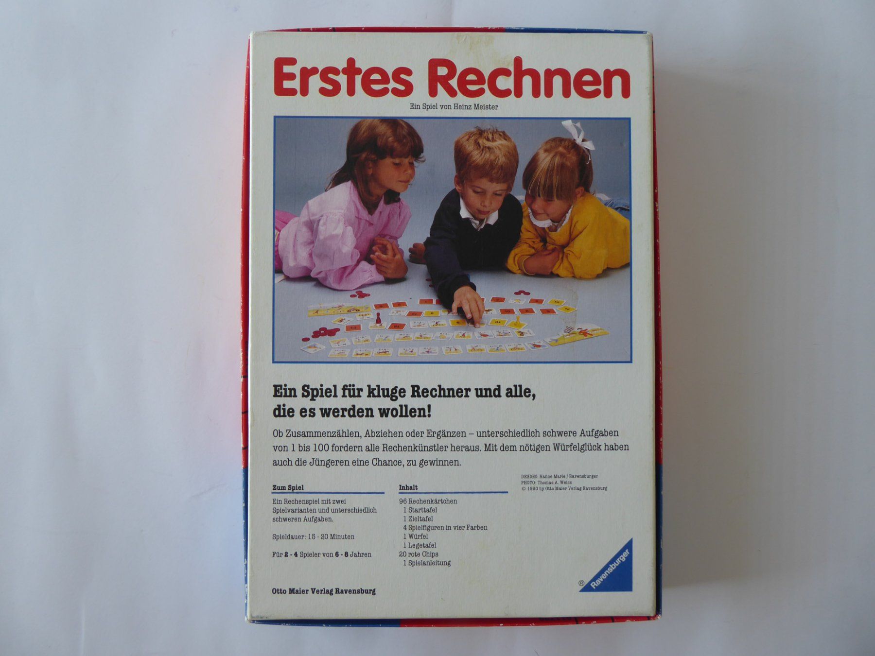 Ravensburger Giochi: Erstes Rechnen, Ravensburger 1990, 2 Spielvarianten – Usato da Turbenthal venduto da Panau 5
