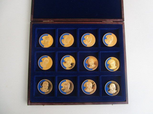 Medaglie: 12 X Europa Staatsmänner - 1998 - PP – Nuovo (secondo la descrizione) da Luzern venduto da Horoskop1 1