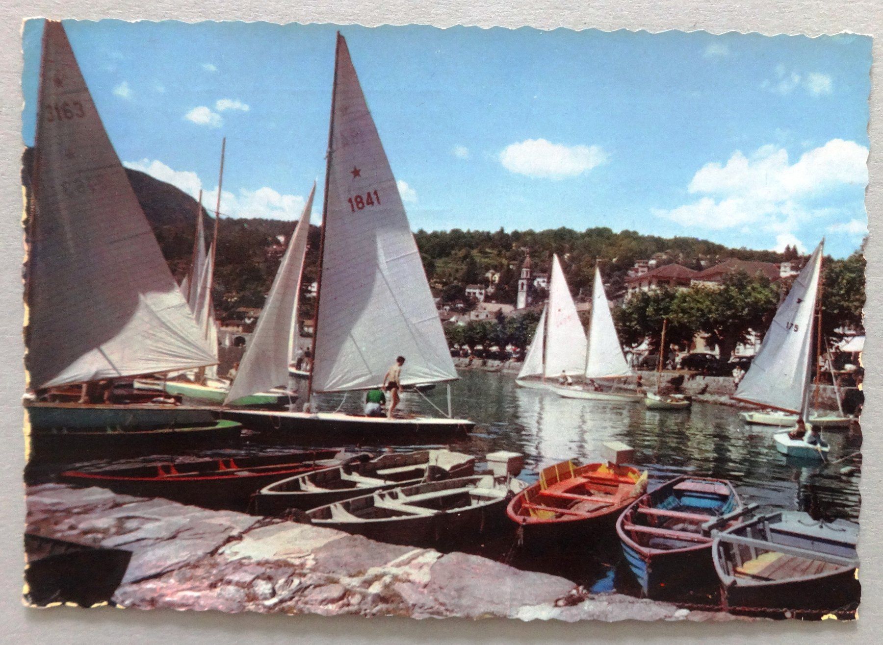 Ansichtskarten: Ascona - Nel Porto-Veneri – Gebraucht aus Fétigny von Billy2miny