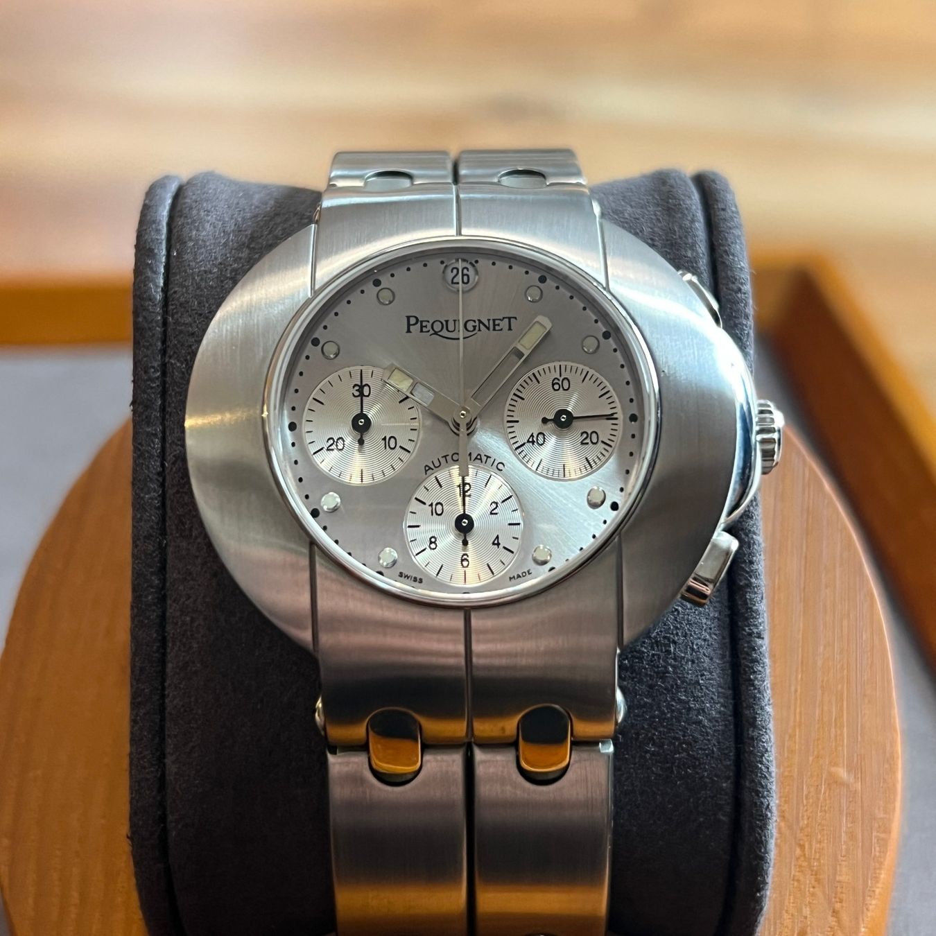 Orologi: Pequignet Moorea Anatomic Auto Chronograph – Usato da Carouge GE venduto da Watchaser