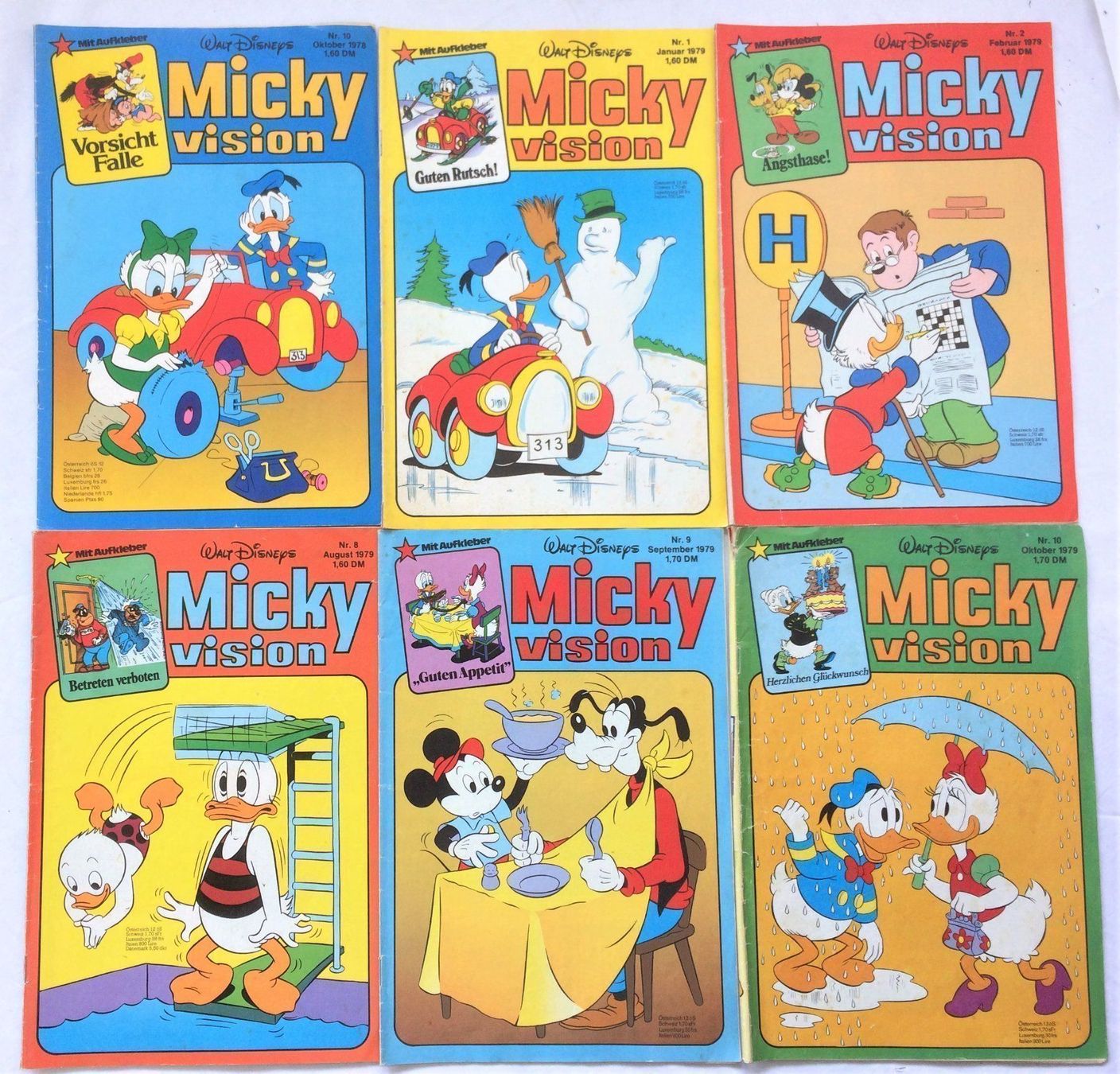 Fumetti: 6x MICKYVISION - Hefte - 1978/79 – Usato da Schaffhausen venduto da durruti