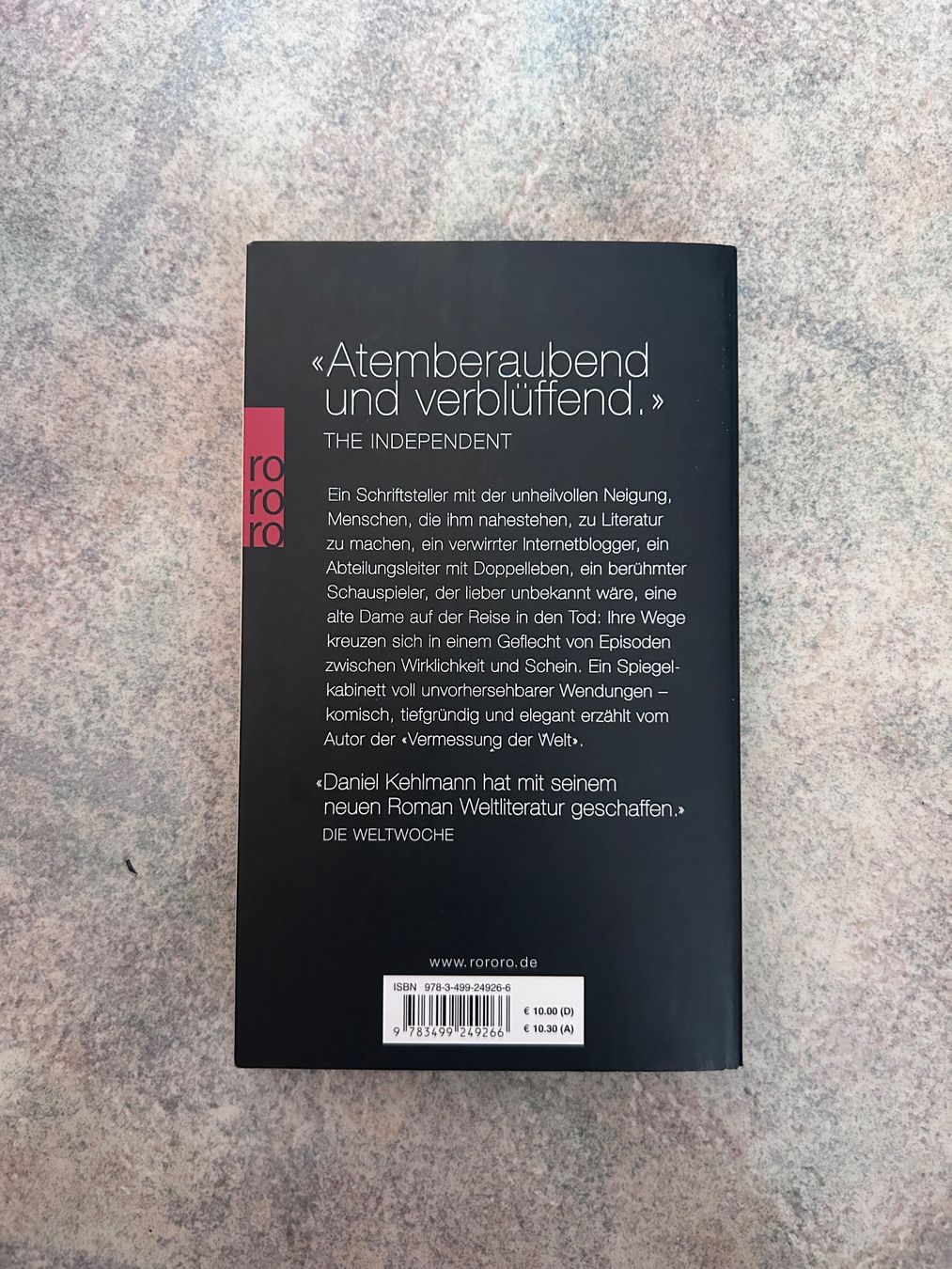 Libri: Daniel Kehlmann - Ruhm: Ein Roman in neun Geschichten – Usato da Boswil venduto da jan_gmw5 1