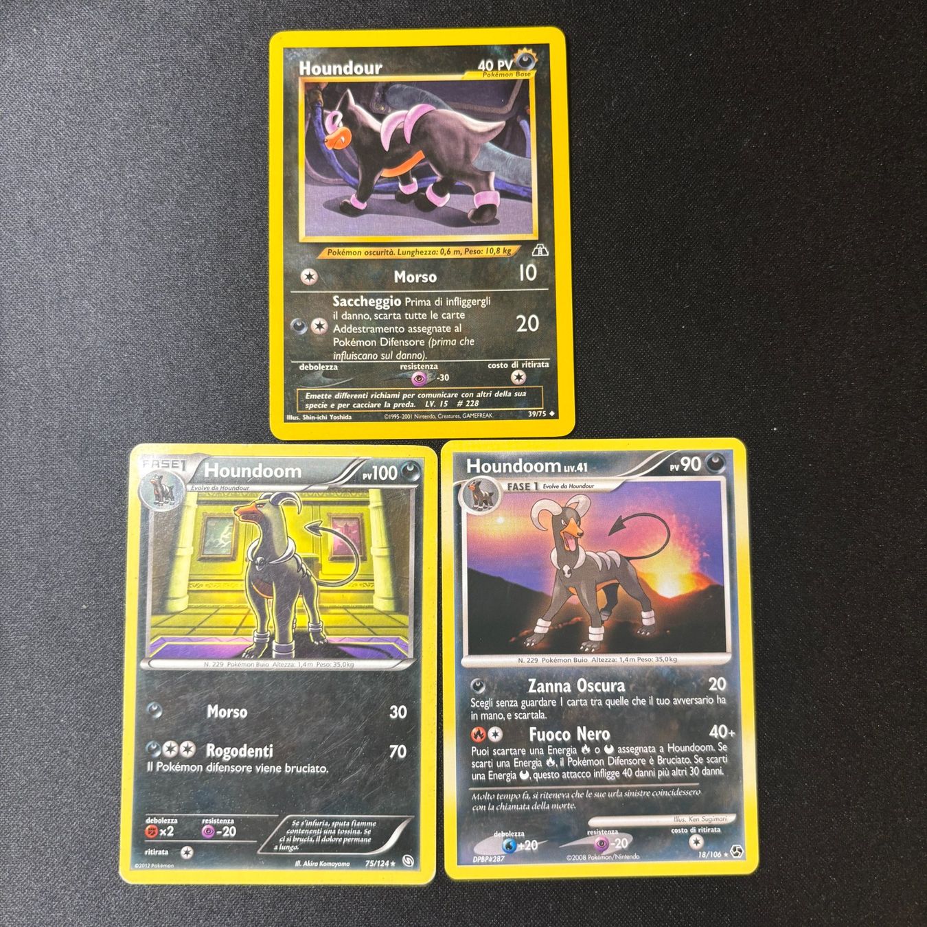 Pokémon Carte collezionabili: Pokémon - 2x Houndoom - Houndour  – Usato da Ambrì venduto da Luk_wnr7