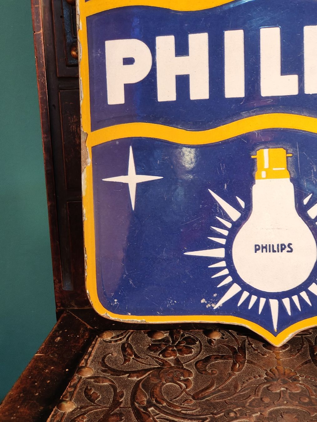 Philips Schilder: Emailschild Philips ca.1920 – Gebraucht aus Schaffhausen von b-chriss 3