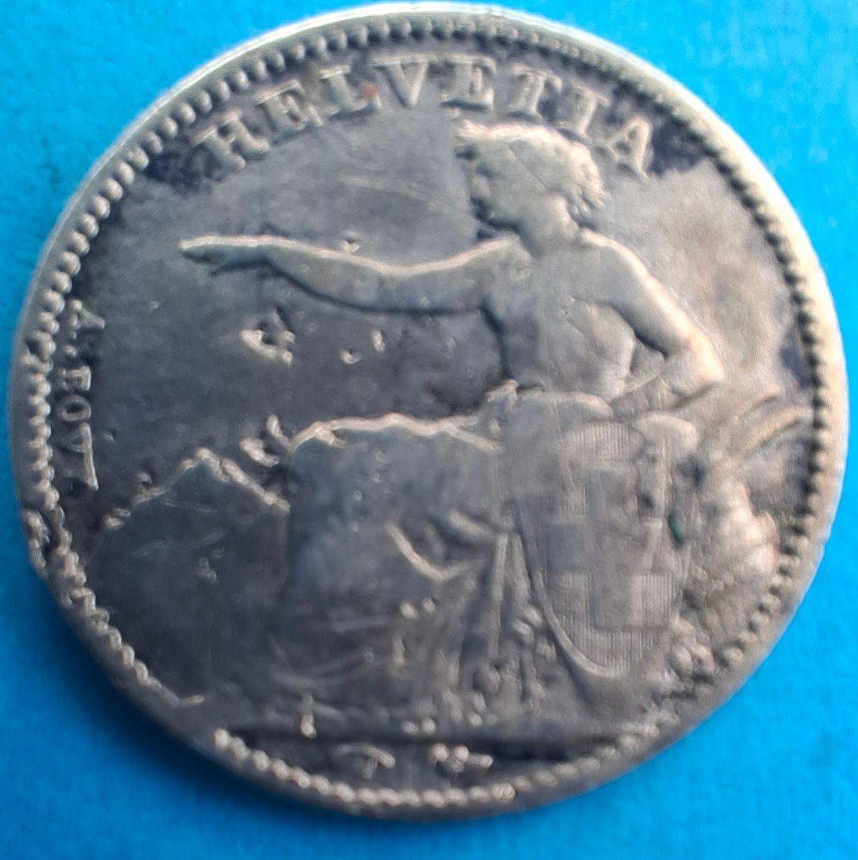 Alle Münzen: CHF___0.50 1850 SS – Gebraucht aus Fribourg von Kiki020 1