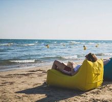 Fauteuil Auto gonflable flottant jaune - Wink'Air Nap