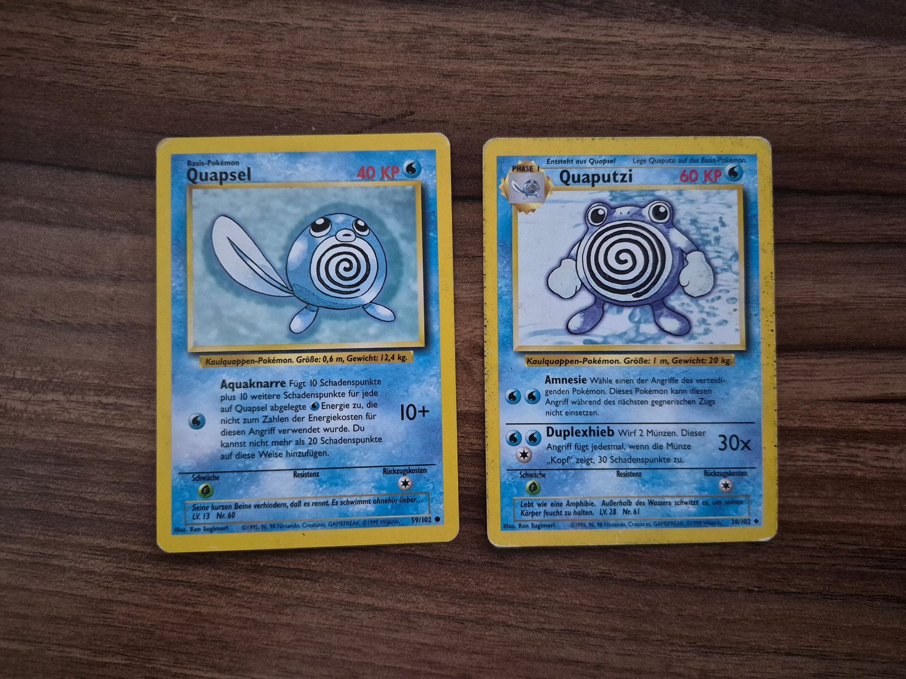 Pokémon Carte collezionabili: Quapsel/Quaputzi Base Set – Usato da Reigoldswil venduto da Feufer1