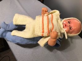 ‼️Nun = 9.- Fr. !!❗schönes alt. 3teil Puppen Wolle Strickset