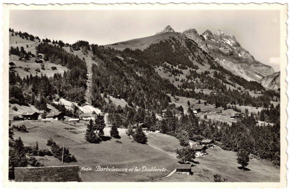 Cartoline postali: Gryon - Barboleusaz et les Diablerets – Usato da Binningen venduto da Mountainrider