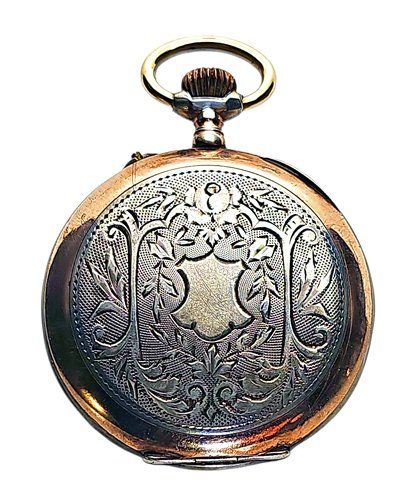 Uhren: Taschenuhr antik vergoldet – Gebraucht aus Zug von urzeit 1