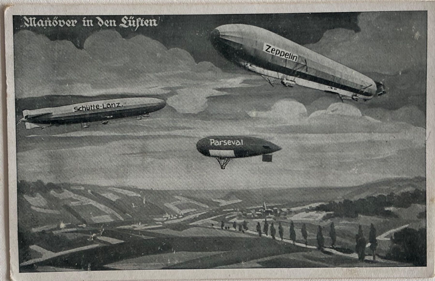 Cartoline postali: Deutschland, Zeppelin, Deutsche Luftflotte – Usato da Frauenfeld venduto da Merk52