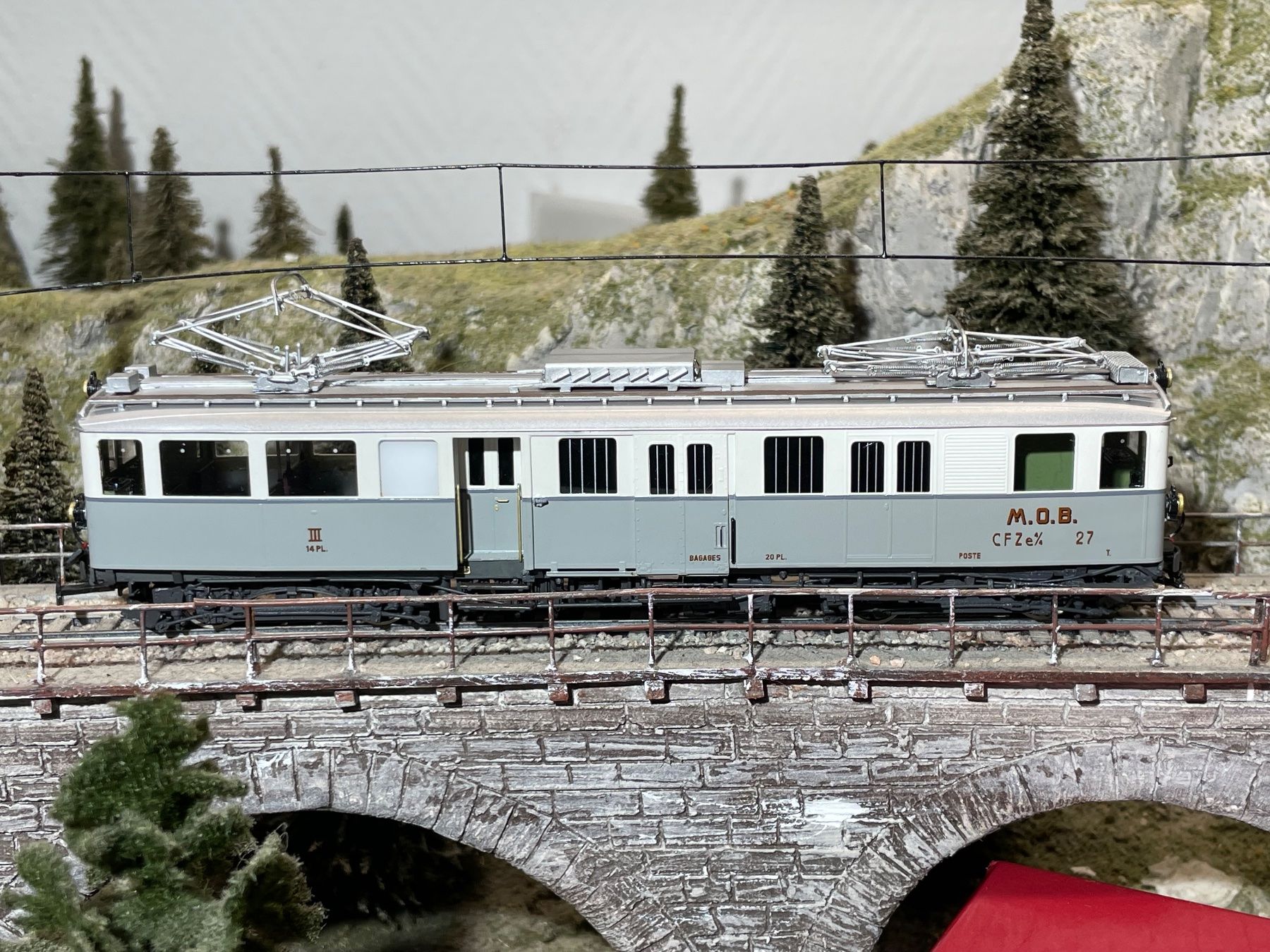 Lemaco Modellini di ferrovie: Lemaco MOB, CFZe 4/4 No: 27 – Nuovo (secondo la descrizione) da Krummenau venduto da ferrotech 3