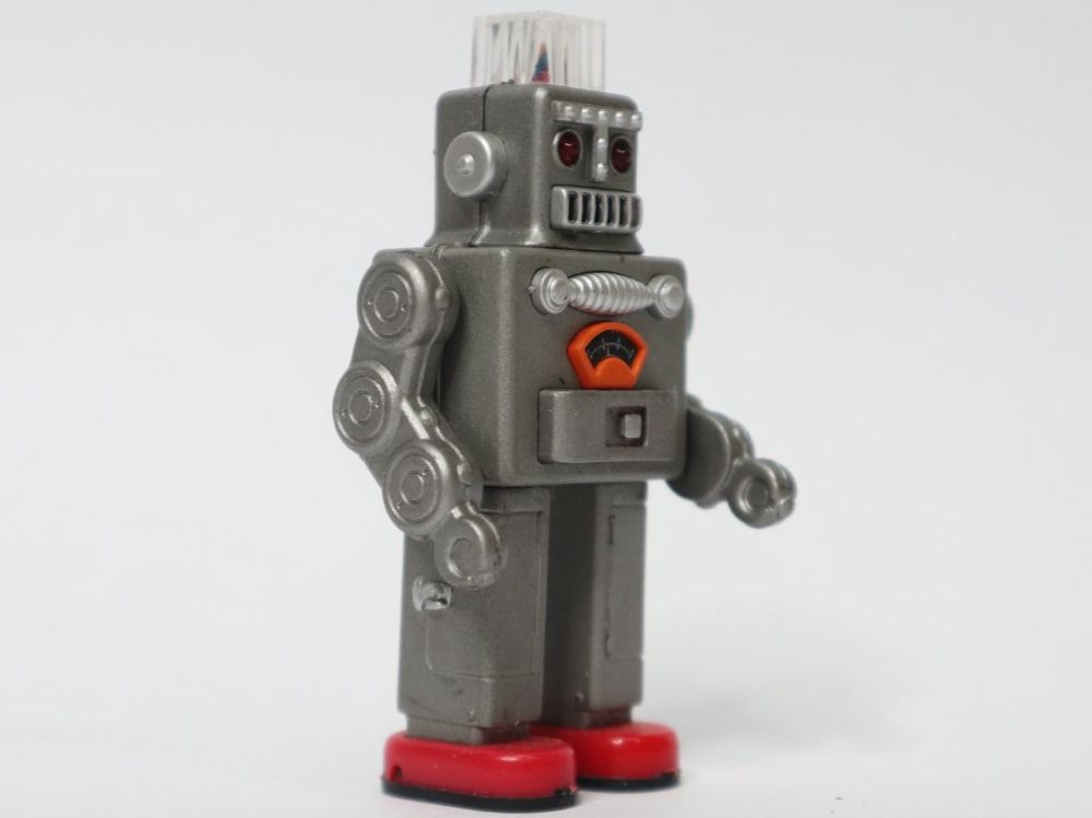 Statuette: Mini Roboter Non Smoking Spaceman Robot Die-Cast Metall – Nuovo (secondo la descrizione) da Eschenbach SG venduto da Astalavista 1