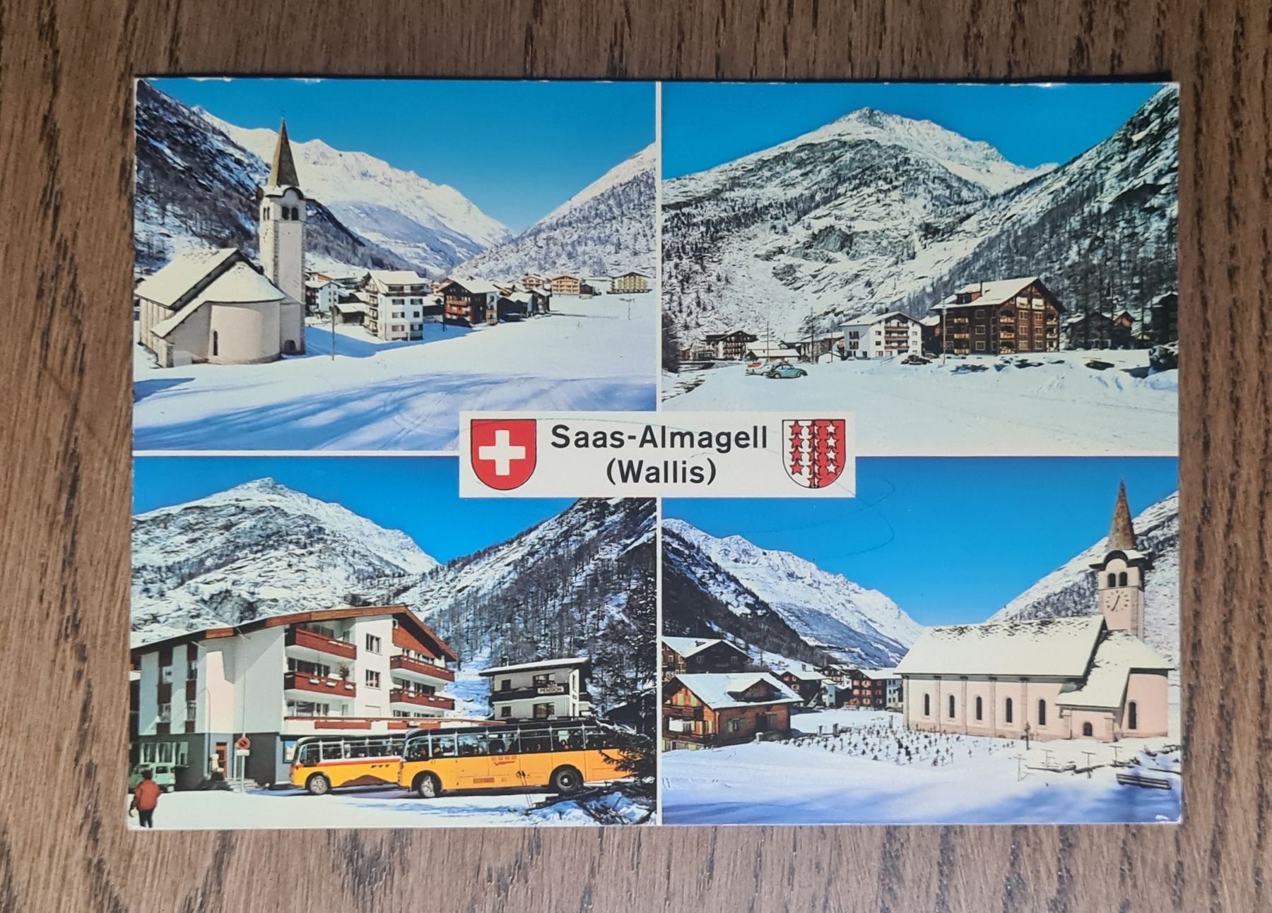 Cartoline postali: Saas-Almagell 1974 – Usato da Ebikon venduto da Donar50