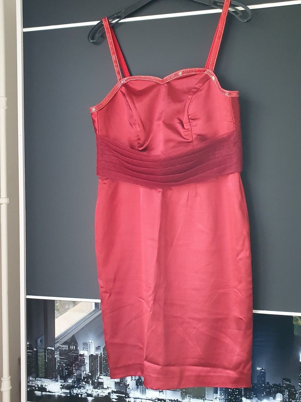 Vestiti: Robe de soirée courte bordeau taille 38 – Usato da Lausanne venduto da Af2016 1