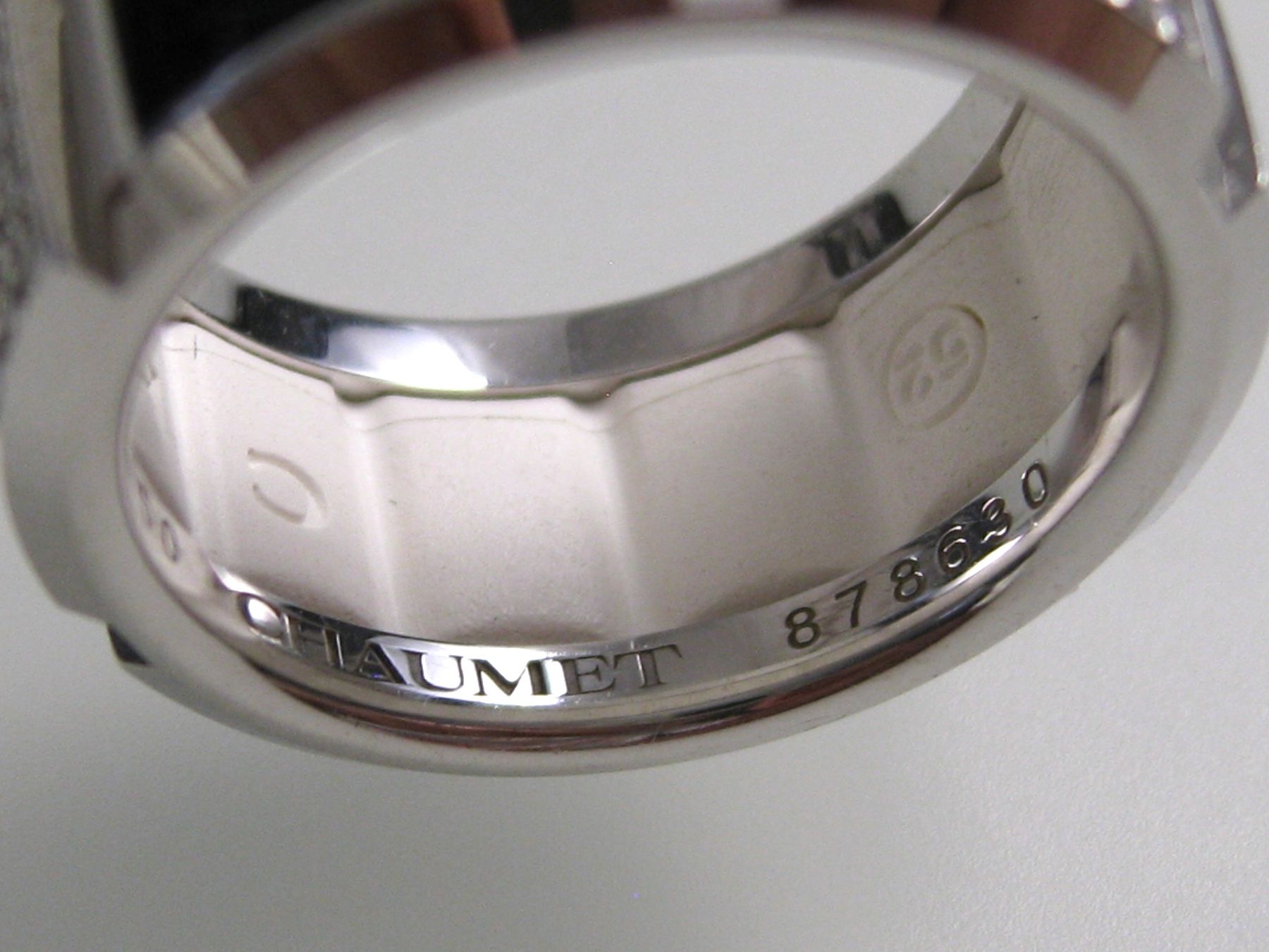 Chaumet Anelli: Bague Chaumet Class One en Or Blanc et Diamants – Usato da Geneve venduto da iBest 3