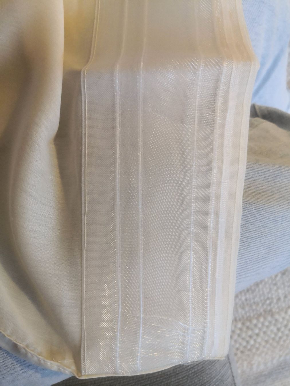 Manor Tende: 2 x Vorhang gelb/beige – Usato da Basel venduto da zimtstern16 2