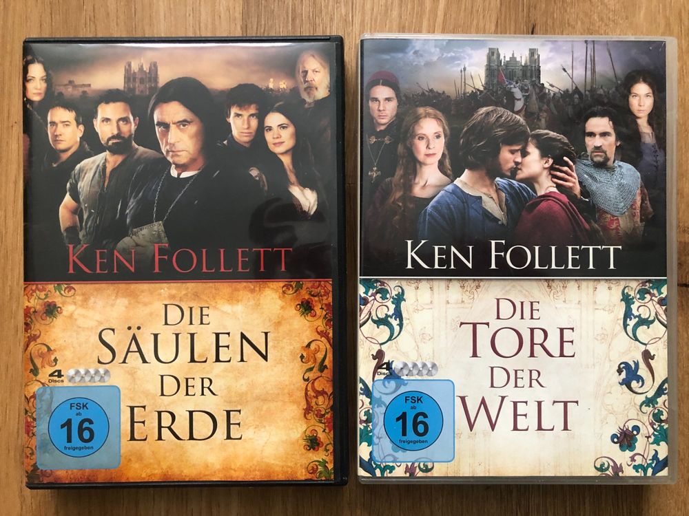 Ken Follett DVD Set Die Säulen der Erde/ die Tore der Welt Kaufen